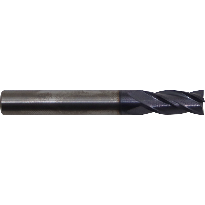 "END MILL CARBIDE 4FL   6.0MM SOM - 4 FLUTE - PLAIN SHANK"