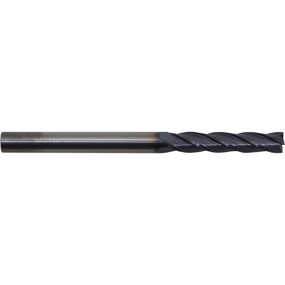 "END MILL CARBIDE 4FL L\/S  12.0MM SOM - 4 FLUTE - PLAIN SHANK (LONG SERIES)"