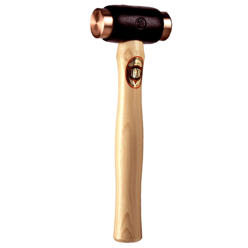 "THOR COPPER HAMMER #312\/2 38MM - 38MM FACE - 1260G - WOOD HANDLE"