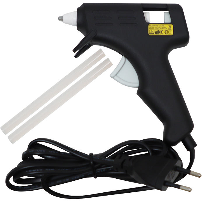 "GLUE GUN  10W MINI BLACK MAMBA - LIGHT DUTY - 7MM DIAMETER GLUE STICK"