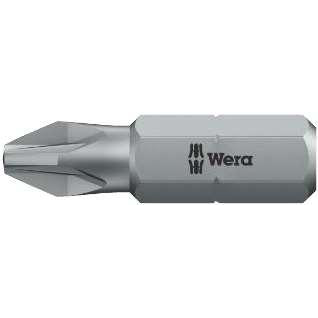 "BIT TORX T25 X 25MM BLACK WERA - 1\/4\" HEX SHANK - UNIVERSAL (TX)"