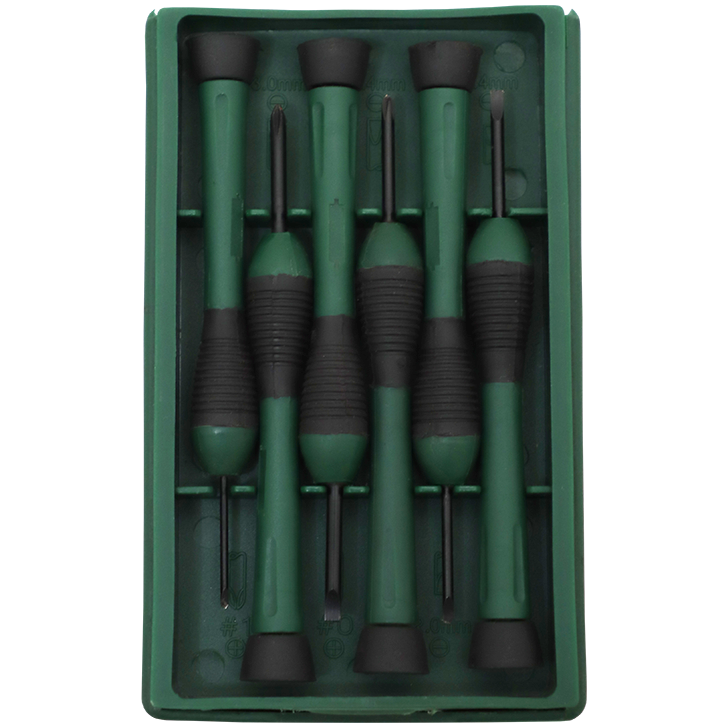 "SCREWDRIVER SET PRECISION  6PC TAISEN - DWS - JEWELLERS"