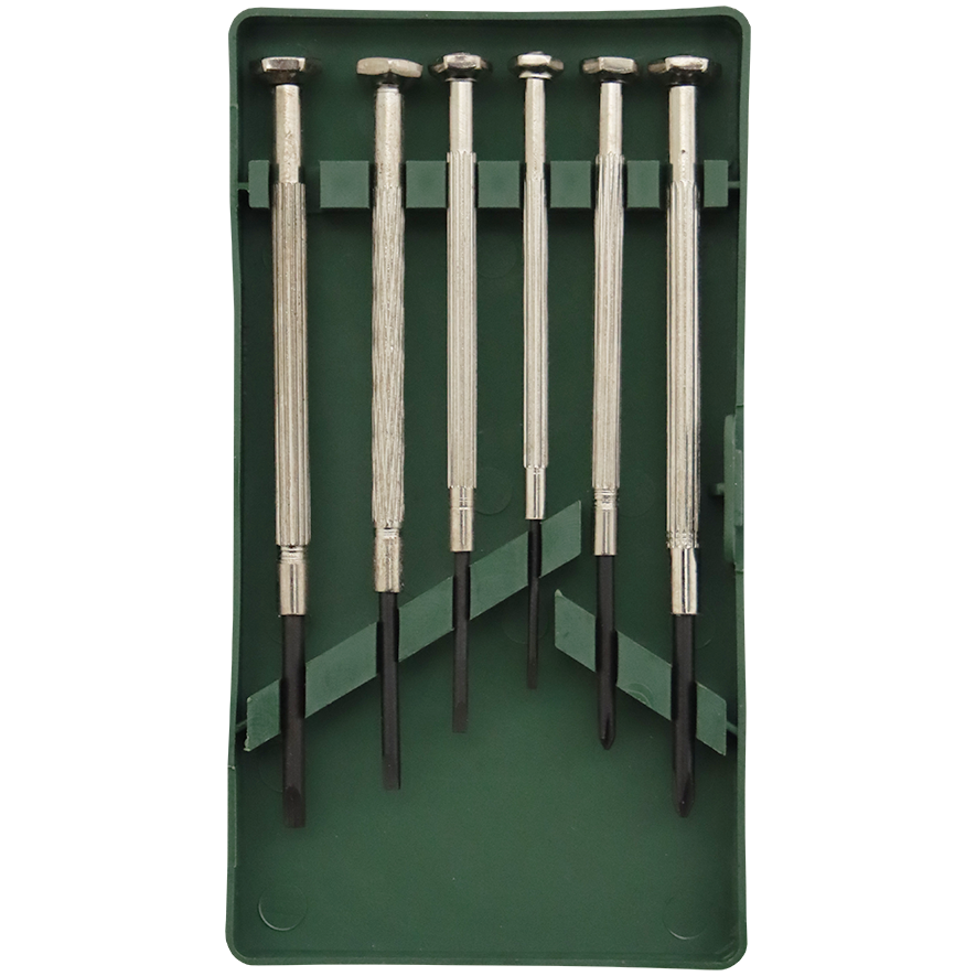 "SCREWDRIVER SET PRECISION  6PC TAISEN - DWS - JEWELLERS"