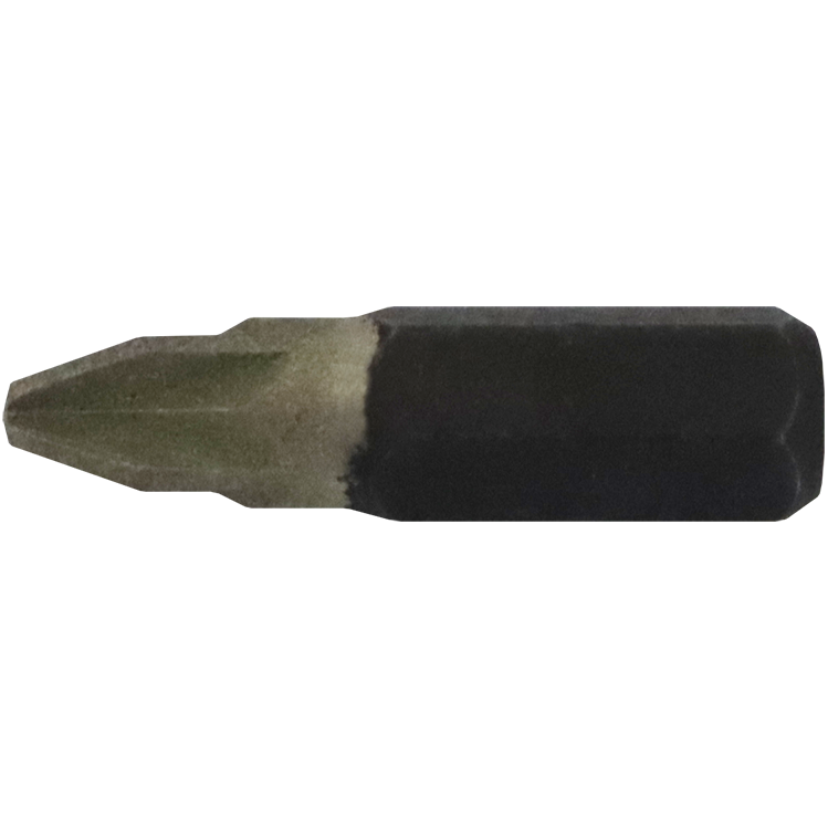 "BIT POZI NO.2 X 25MM DIAMOND FB - 1\/4\" HEX SHANK - DIAMOND COATED (PZ2)"