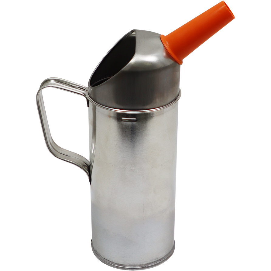"OIL MEASURE  500ML TIN  PRESS0L - WITH SPOUT (LDPE)"