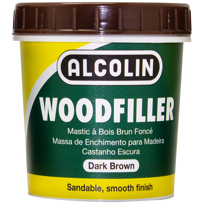 "ALCOLIN WOODFILLER 200G DARK BROWN - READY MIXED WOODFILLER"