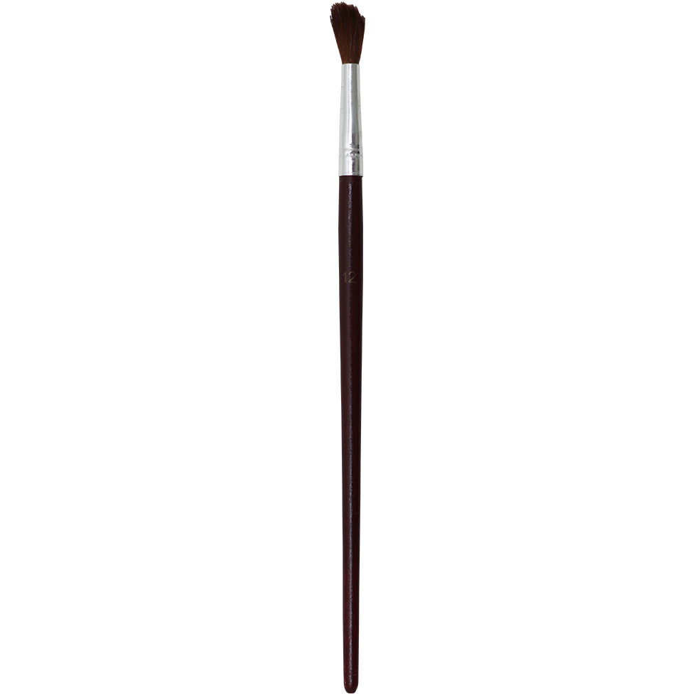 "PAINT BRUSH ARTIST #12 - SOFT HORSE HAIR - 8.0MM"