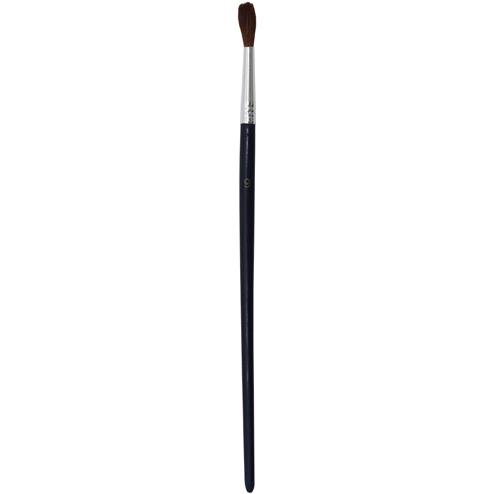 "PAINT BRUSH ARTIST # 9 - SOFT HORSE HAIR - 6.0MM"