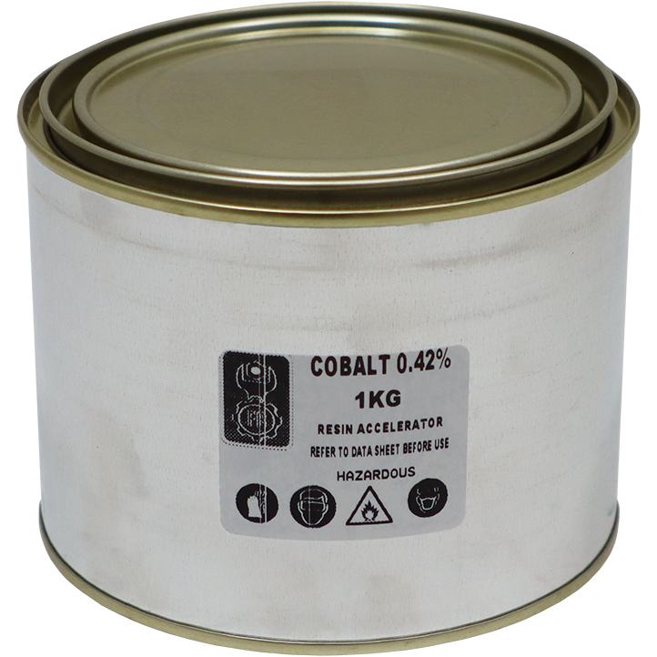 "COBALT 0.42%            1 KG - ACCELERATOR FOR RESIN"