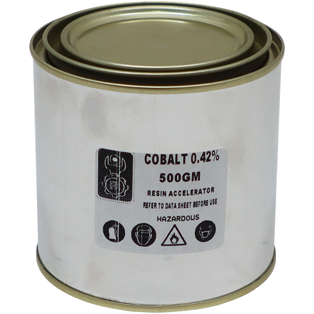 "COBALT 0.42%             500GM - ACCELERATOR FOR RESIN"