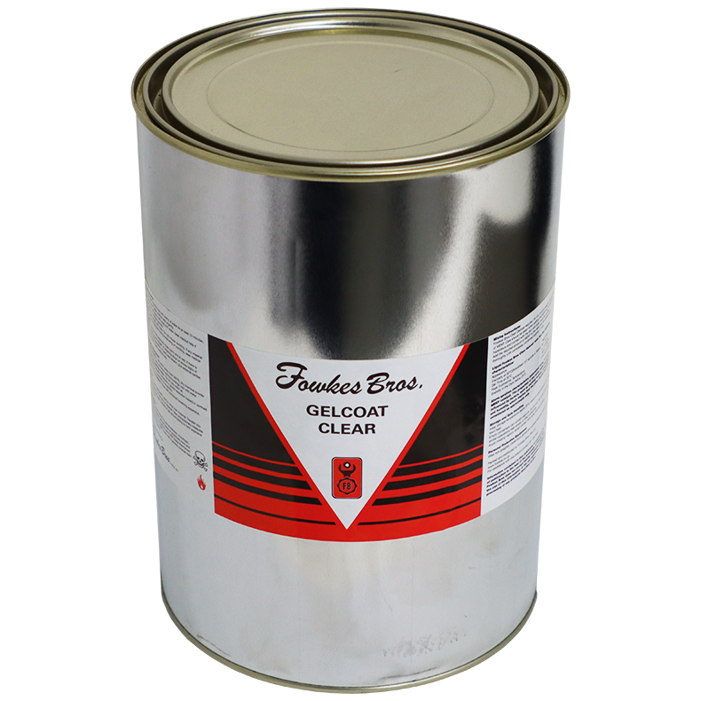 "GELCOAT CLEAR         5 KG - ADD 1-2% MEKP (USED WITH GRP MOULDS)"