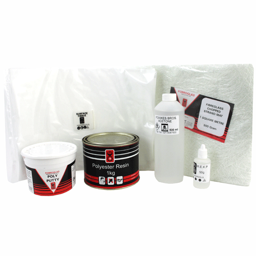 "FIBERGLASS REPAIR KIT #1  NETT - SEE DATASHEET FOR CONTENTS"