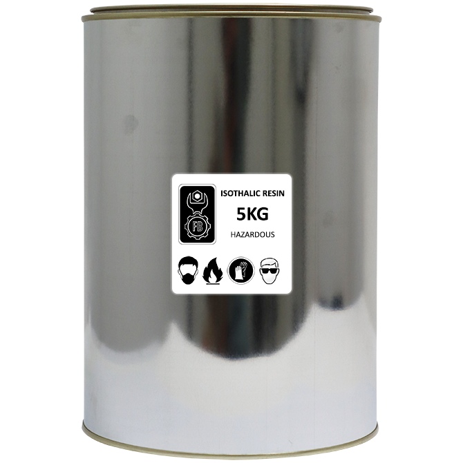 "RESIN ISOPTHALIC     5KG - ADD 1-2% MEKP (ACID RESIST\/HIGH TEMP)"