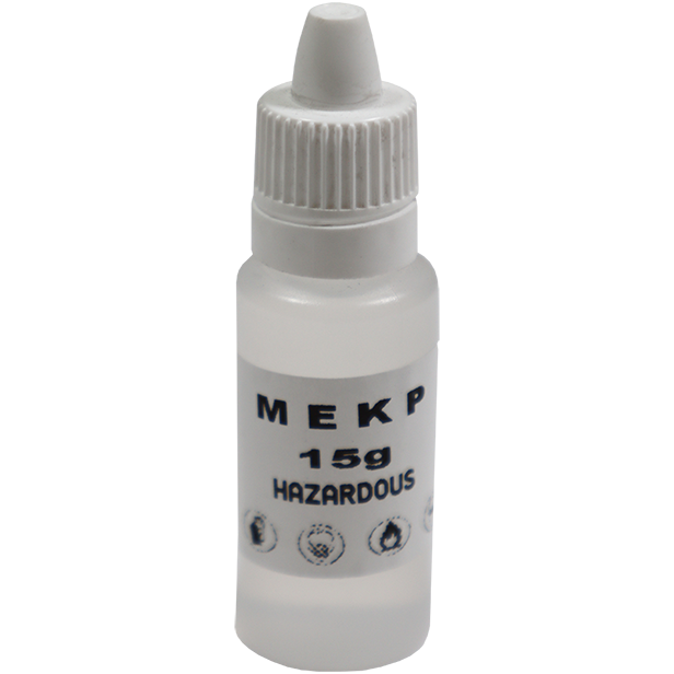 "MEKP RESIN CATALYST     15G - CUROX\u00b0M-303  (TOXIC & FLAMMABLE)"