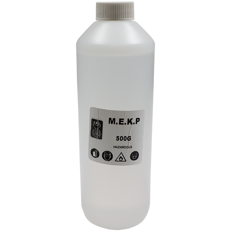 "MEKP RESIN CATALYST    500G - CUROX\u00b0M-303  (TOXIC & FLAMMABLE)"