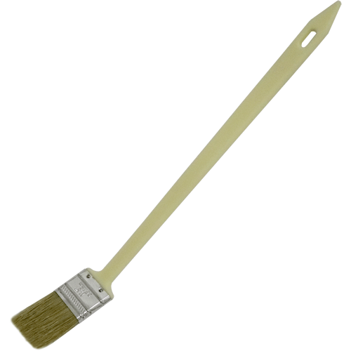 "RADIATOR BRUSH 40MM PLAS HDL - WHITE HAIR BLEND - BRISTLE LENGTH 57MM"
