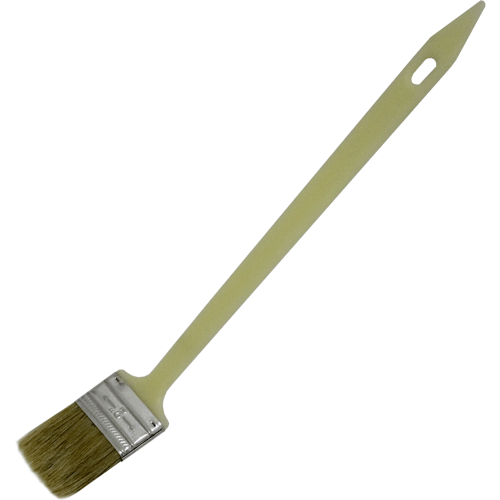 "RADIATOR BRUSH 50MM PLAS HDL - WHITE HAIR BLEND - BRISTLE LENGTH 57MM"