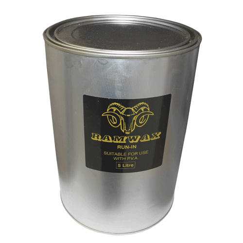 "MOULD RELEASE RAMWAX  RUN-IN  5L - RELEASE AGENT FOR FIBREGLASS MOULDS"