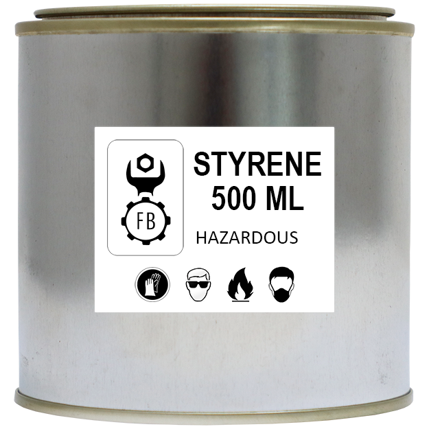 "STYRENE MONOMER          500ML - RESIN THINNER (ADD 2-5% STYRENE)"