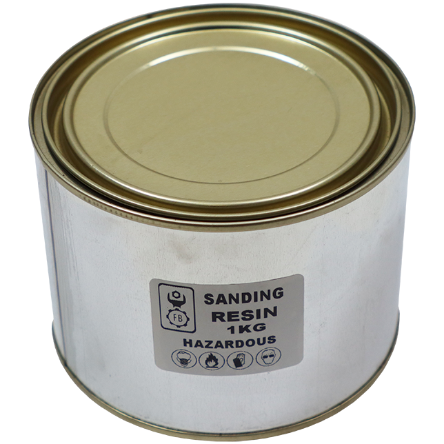 "RESIN SANDING             1 KG - ADD 1-2% MEKP (UV RESISTANT - WAXED)"