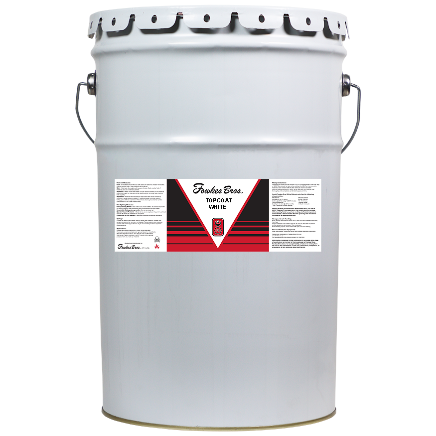 "TOPCOAT WHITE  BULK KG NETT - 25KG TIN (ADD 1-2% MEKP) - FOR GRP"