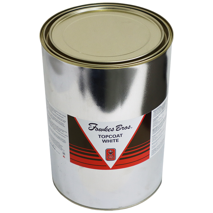 TOPCOAT WHITE 5 KG ADD 12 MEKP FOR GRP Fowkes Bros