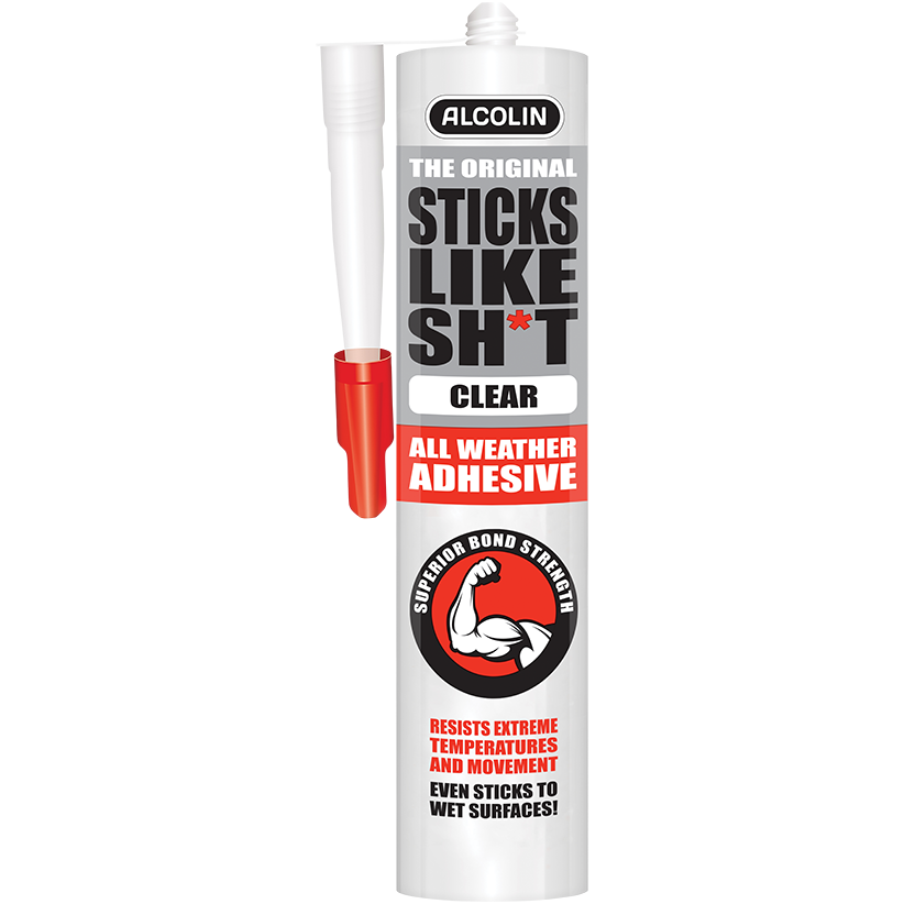 "ALCOLIN ADHESIVE 290ML CLEAR - STICKS LIKE SH*T (EVO-STIK)"