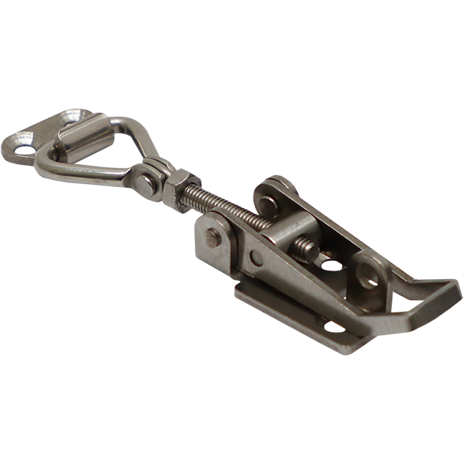 "TOGGLE LATCH TRIANGLE 110MM HD S\/S - LOCKABLE HEAVY DUTY (S\/STEEL 304)"