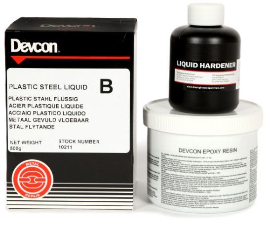 "DEVCON EPOXY ADHESIVE STEEL 500G - LIQUID EPOXY (STEEL)"