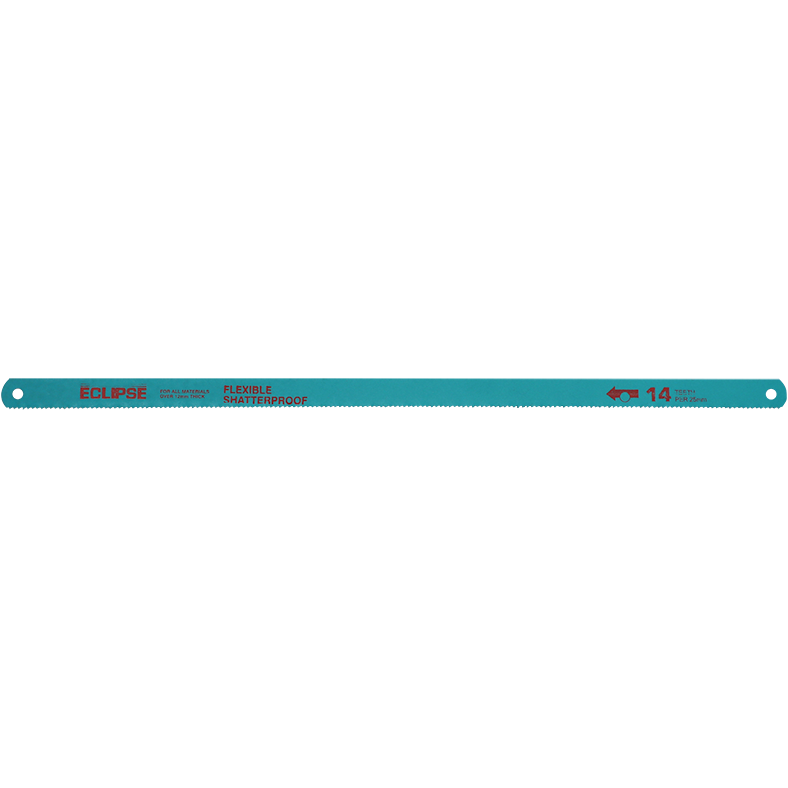"BL HACKSAW SHATTERPROOF 14 TPI ECLIPSE - FLEXIBLE - CUTS ALL MATERIAL 3-16MM"