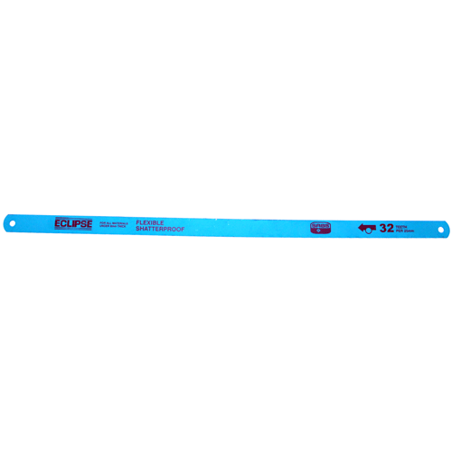 "BL HACKSAW LOW ALLOY 32 TPI ECLIPSE - SILICON STEEL BLD - CUTS 10MM MILD STEEL"