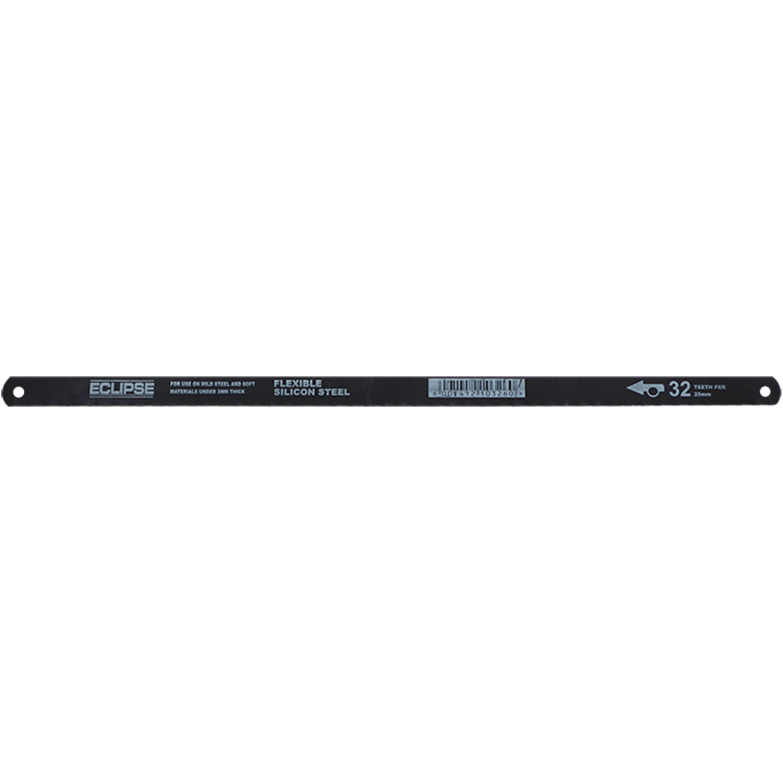 "BL HACKSAW LOW ALLOY 32 TPI ECLIPSE - SILICON STEEL BLD - CUTS 10MM MILD STEEL"