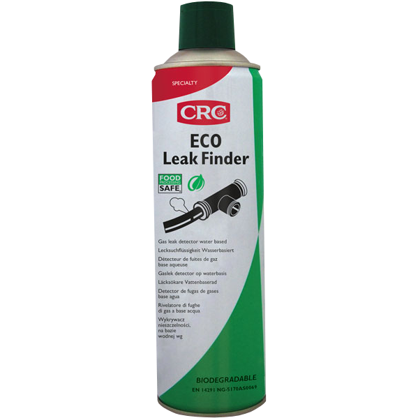 "GAS LEAK DETECTOR FG SPRAY 500ML CRC - ECO LEAK FINDER - FOOD SAFE"