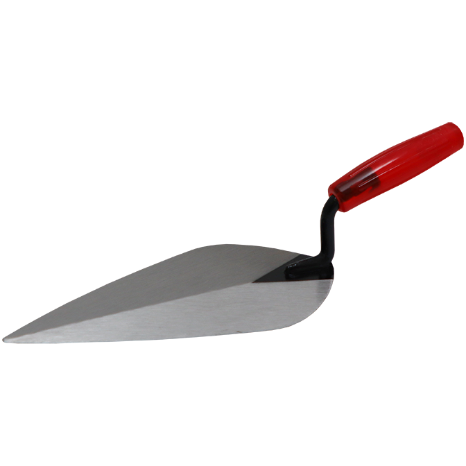 TROWEL BRICK 280MM PVC HDL FB - RUBBER GRIP/PLASTIC HANDLE
