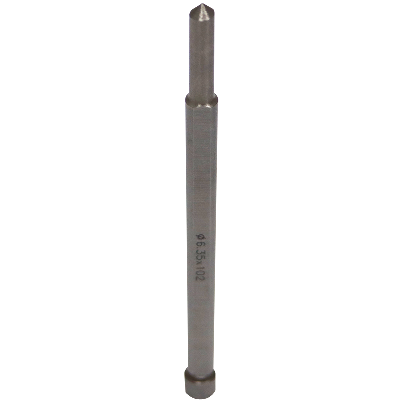 "BROACH PILOT-PIN STEPPED  6.35X102MM - FOR 12MM - 50MM BROACH CUTTERS"