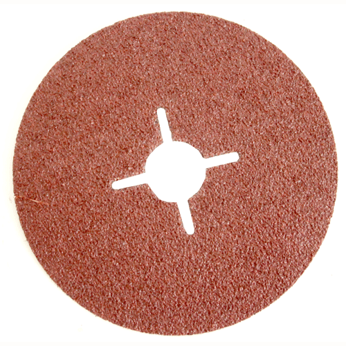 "SANDING DISC 115X22MM  60G XC - DWS - RESIN FIBRE DISC - CROSS CUT HOLE"