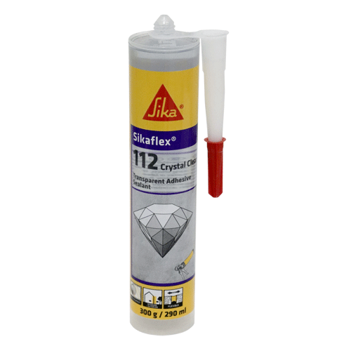 "SIKAFLEX SEALANT 112 CLEAR 290ML - 1 PART TRANSPARENT SEALANT\/ADHESIVE"