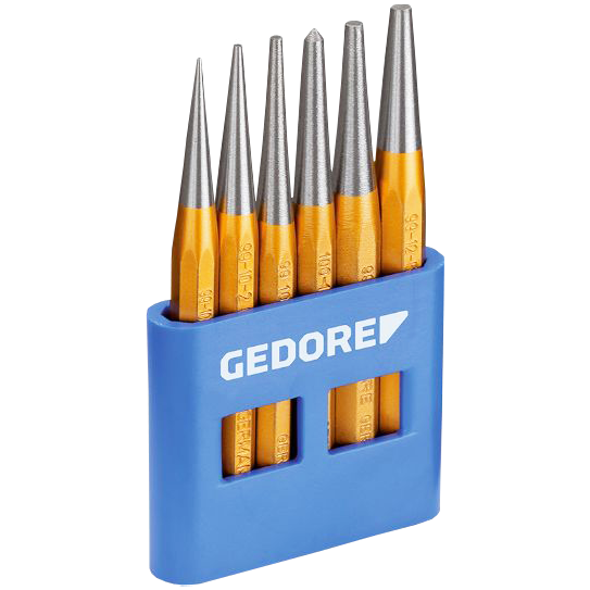 "PUNCH SET DRIFT 6 PIECES GED - IN PVC STAND"