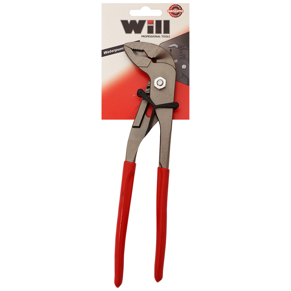 "PLIER WATER PUMP 250MM  WILL - GROOVE JOINT RED"