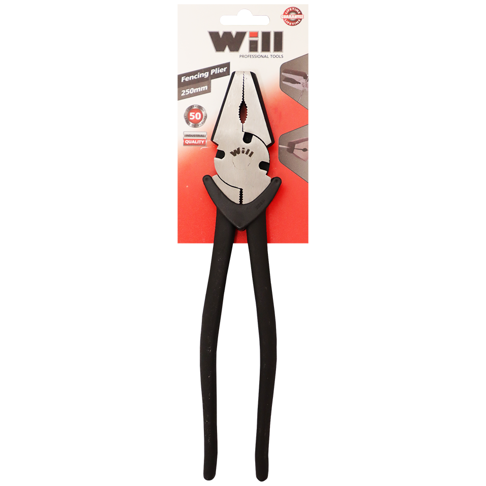 "PLIER FENCING 250MM H\/D   WILL - HEAVY DUTY BLACK"