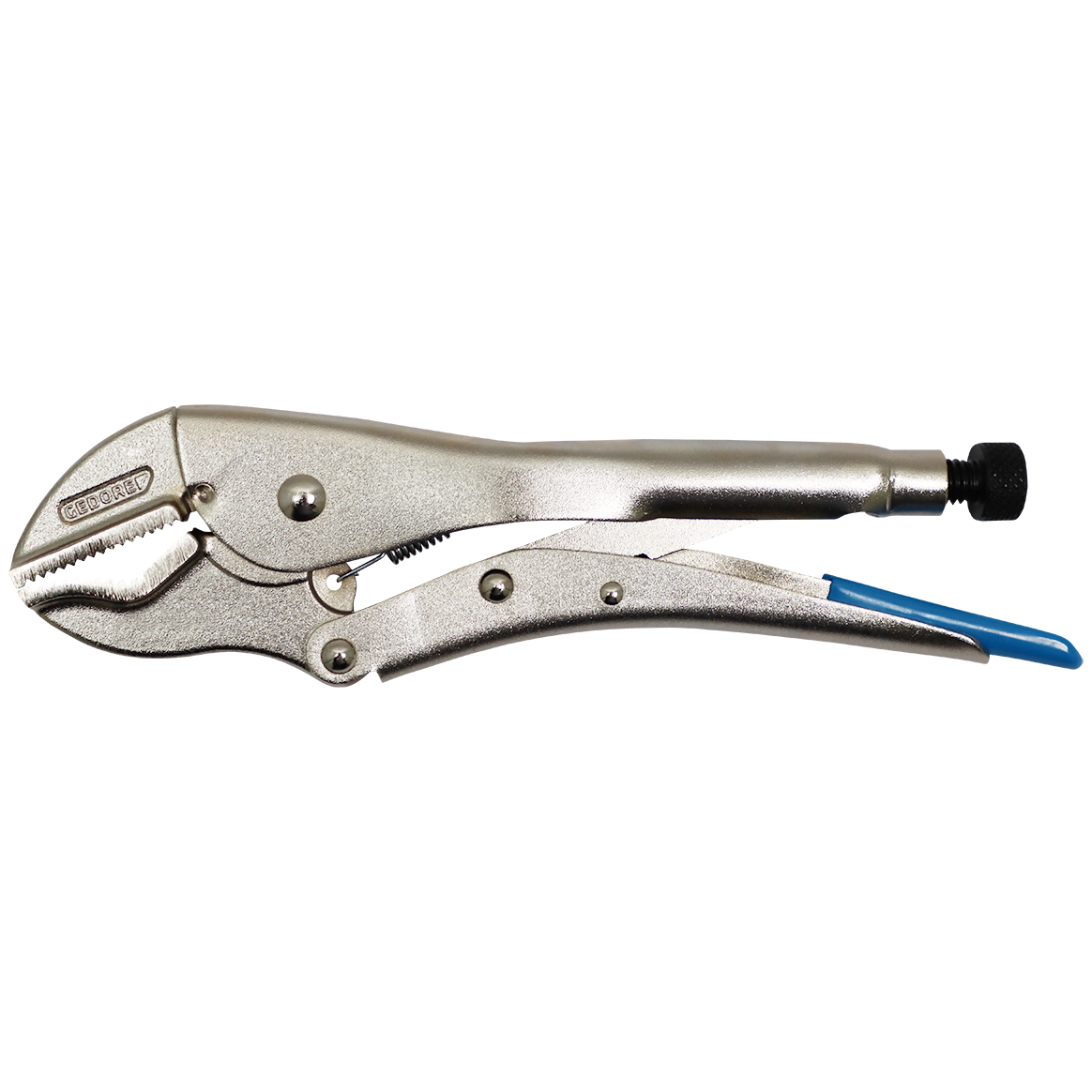 "VICEGRIP CURVED JAW 175MM GEDORE - BOTTOM JAW CURVED \/ TOP JAW STRAIGHT"