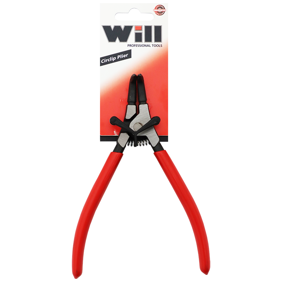 "PLIER CIRCLIP 180MM EXT\/BNT WILL - EXTERNAL BENT - WITH SPRING"