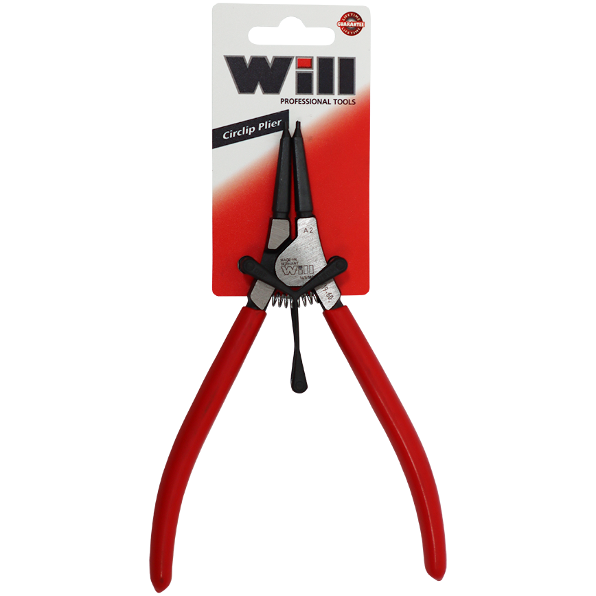 "PLIER CIRCLIP 180MM EXT\/STR  WILL - EXTERNAL STRAIGHT - WITH SPRING"