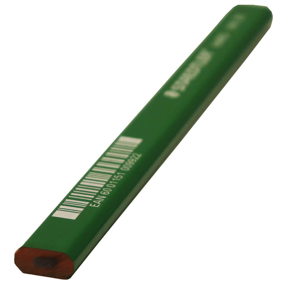 "CARPENTERS PENCIL HARD GREEN\u00a0 STAED - 175MM LONG (HARD LEAD) - STAEDTLER"