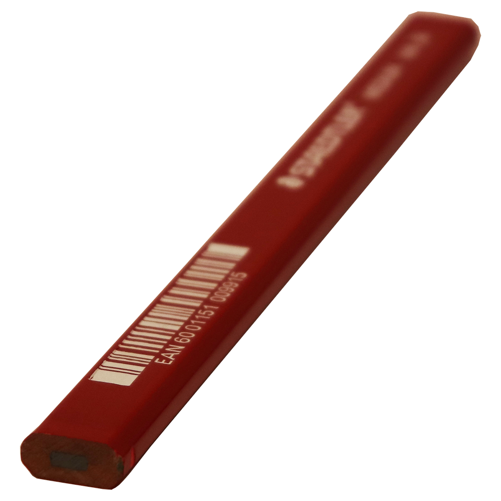 "CARPENTERS PENCIL MED RED\u00a0 STAED - 175MM LONG (MEDIUM LEAD) - STAEDTLER"