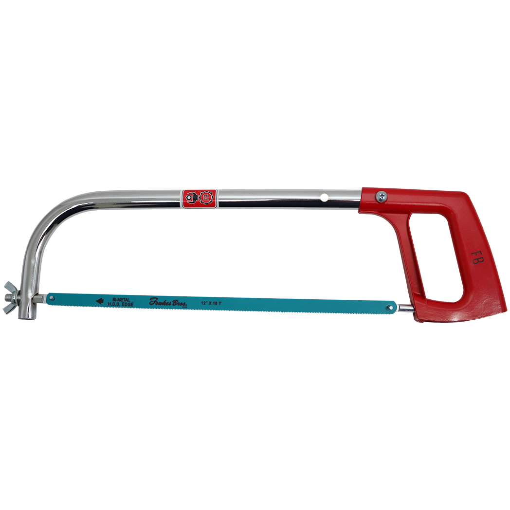 "SAW HACK FRAME 300MM STD CHROME FB - DWS - ADJUSTABLE TUBULAR HACKSAW FRAME"