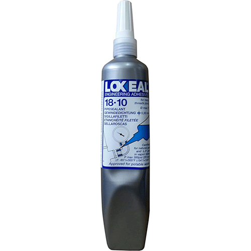 "PIPE THREAD SEALANT METAL 50ML LOXEAL - IDEAL FOR COARSE THREAD METAL PIPES"