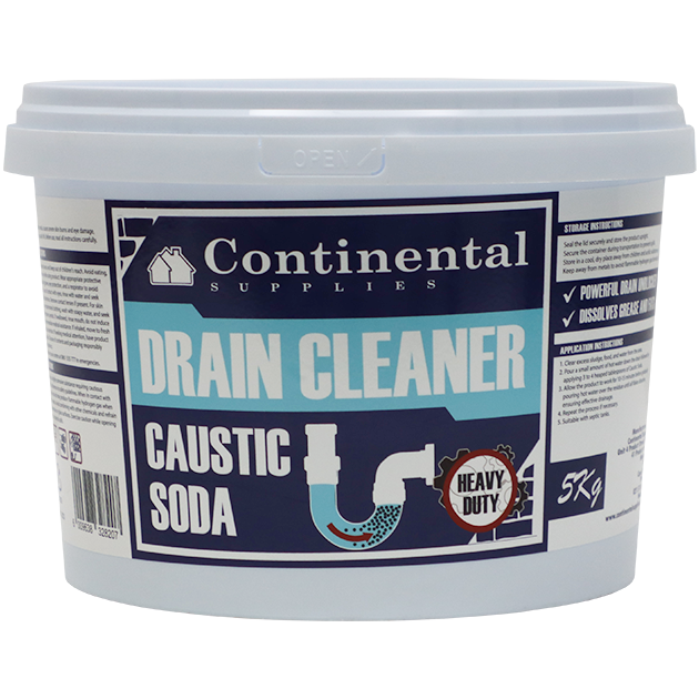 "CAUSTIC SODA PELLETS 5KG - DRAIN CLEANER - DISSOLVES FATS & OIL"