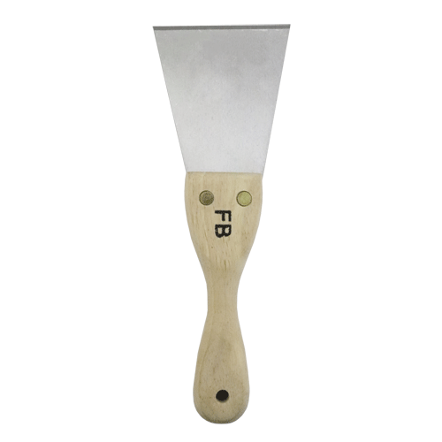 "PAINT SCRAPER RIGID  75MM  WOOD  FB - RIGID BLADE - WOOD HANDLE"