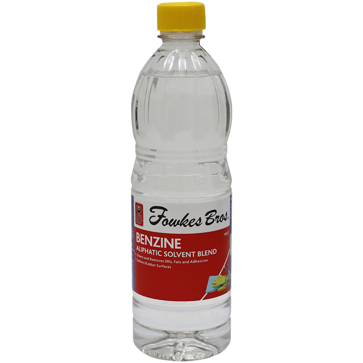 "BENZINE CLEANING SOLVENT   750ML - CLEANING OILS, FATS & ADHESIVES"